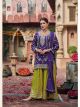 Violet Trendy Sharara Suit