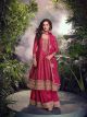 Pink Short Anarkali Sharara Suit