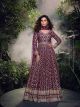 Wine Alia Cut Suit