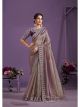 Wine Banarasi Crush Wedding Saree