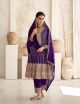 Violet Punjabi Stylish Suit