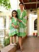 Cotton Green Leheria Mom And Daughter Dress