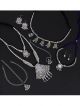 Silver Color Oxidised Jewelry Set