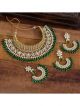 Green Choker Kundan Necklace Set