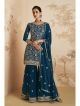 Embroidered Sharara Suit For Wedding