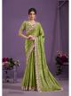 Liril Two Tone Satin Silk Wedding Saree