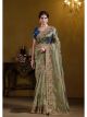 Green Wedding Designer Saree