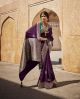 Purple Fancy Silk Saree