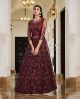 Maroon Indo-Western Suit