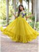Yellow Shaded gown for engagement