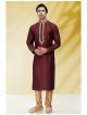 Wine men kurta pajama