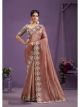 Maroon Banarasi Crush Wedding Saree