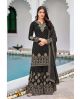 Black Designer Pakistani Sharara Suit