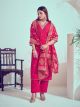 Pink Roman Silk Pant Style Suit