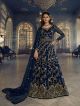 Navy Blue Ethnic Gown Dress