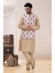 Gold Jacket Set With Chudidar