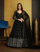 Pink Metalic Foil Work Gown