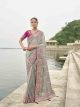 Pista Designer Saree For Wedding Party