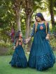 Teal Mother & Daughter Gown Twinning in Style