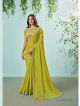 Mustard Barbarie Chiffon Saree