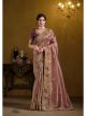 Wine Wedding Designer Saree