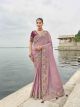 Purple Designer Saree For Wedding Party