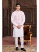 Pink 3 Pcs Jacket Set For Men