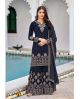 Blue Designer Pakistani Sharara Suit