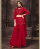 Red Indo Western Dress