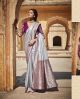 Grey Fancy Silk Saree