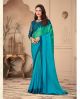 Turquoise Glorious Silk Saree