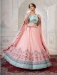 Pink Sequins Work Lehenga