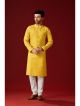 Yellow haldi kurta for men