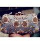 Grey Hand Embroidered Clutch