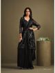 Black One Minute Readymade Saree