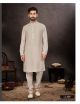 Lavender art dupion Kurta With Pant