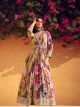 Multi-Color Alia Cut Gown With Dupatta