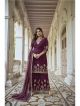 Wine Designer Palazzo Suit