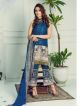 Blue Georgette Pakistani Suit