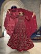 Red Ethnic Gown Dress
