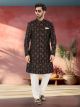 Maroon Velvet Nawabi Indo Western Sherwani