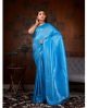 Blue Raw Silk Saree