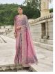 Lemon Designer Saree For Wedding Party