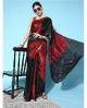 Red Sequin Bollywood Saree