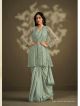 Dusty Green One Minute Readymade Saree