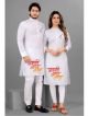 Ganpati Bappa Morya prints couple kurti with bottom
