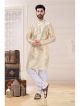 Yellow Kurta Set With Chudidar
