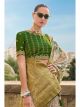 Green Jacquard Silk Saree