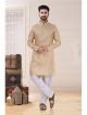 Gold Kurta Set With Chudidar