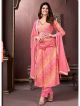 Pink Rayon Alia Cut Suit